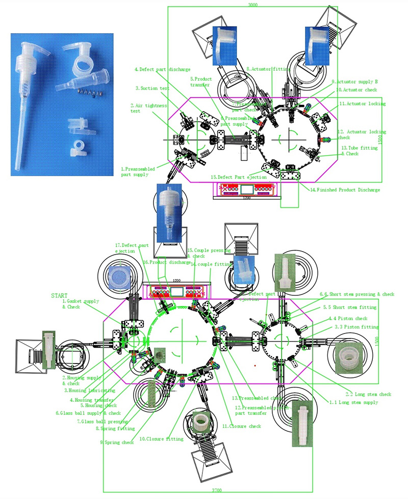Lotion Pump Assembly Machine