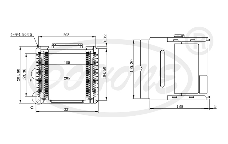 8 inch Metal Wafer Cassette