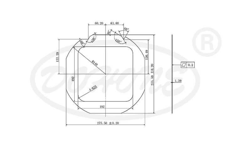 8-inch Metal Film Frame