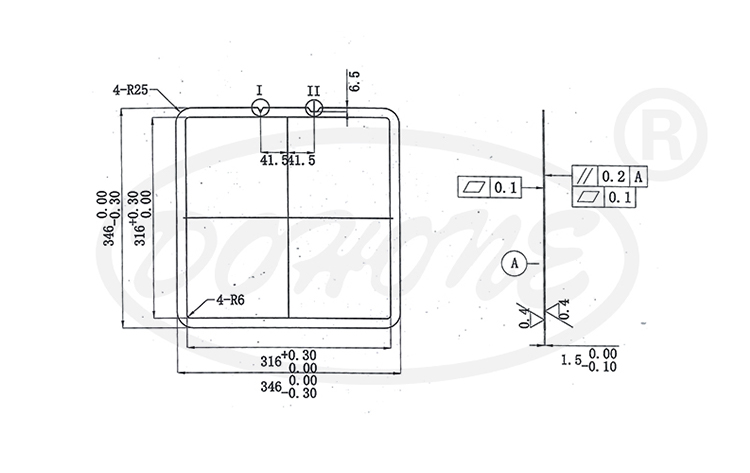 12-inch Metal Film Frame