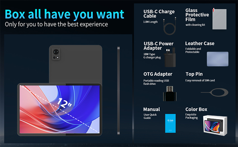 G-Tab Mega12 Tablet