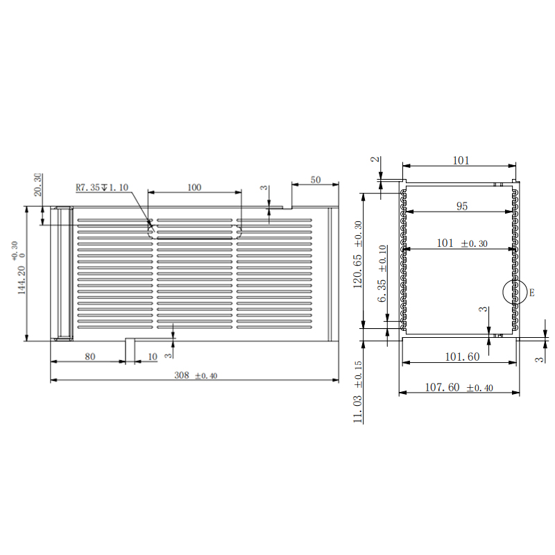 JY-20 Slot Lead Frame Magazine for 101 mm Wide Frames