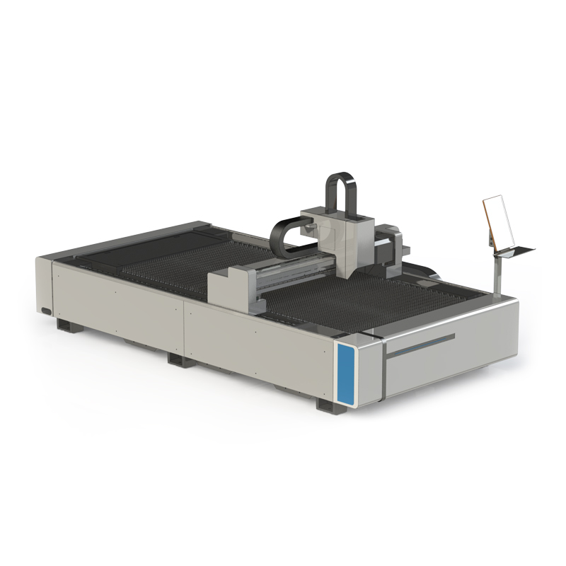 Laser cutting machine with single table