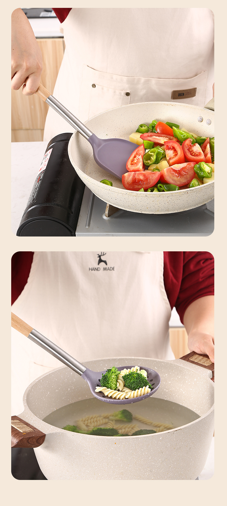 Restaurant-Style Silicone Cooking Set