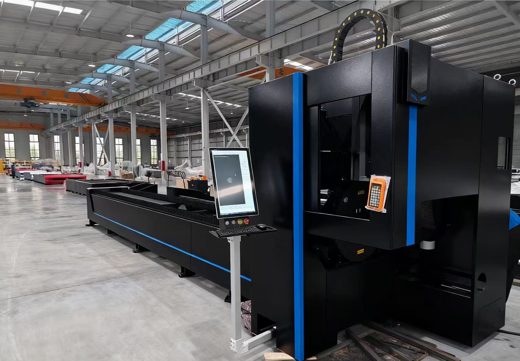 Laser pipe cutting machine