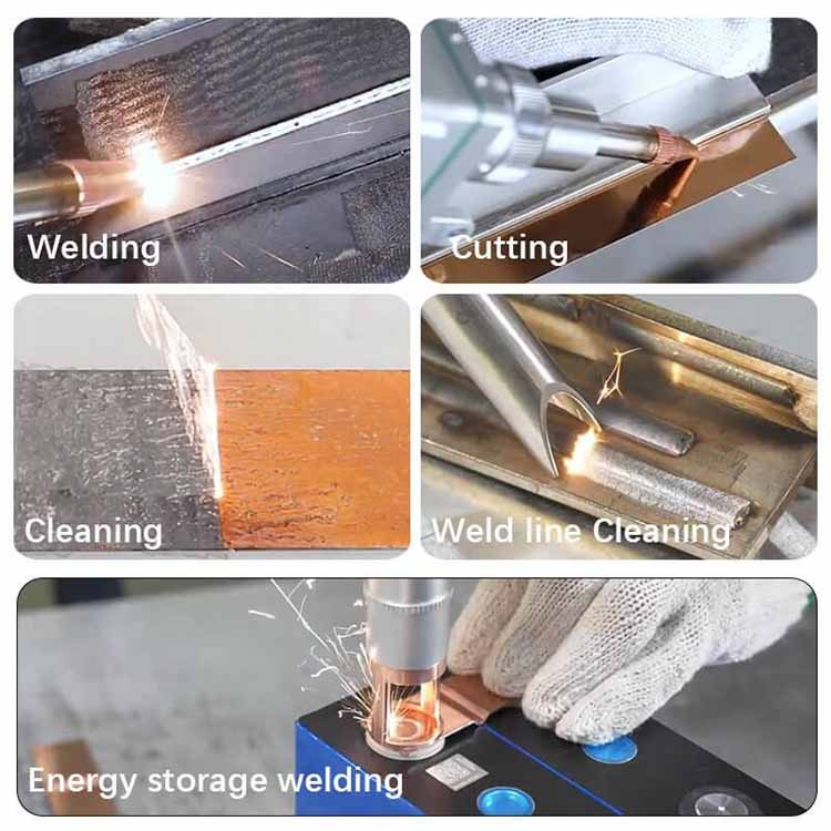 Portable laser welding machine for on-site repairs