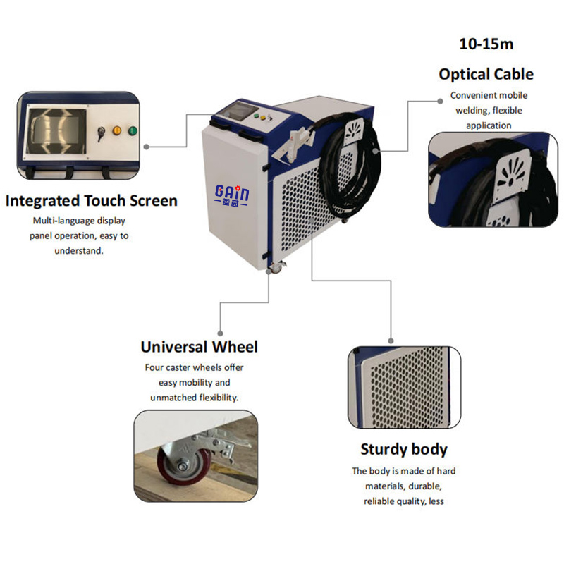 Automatic fiber laser welding machine for industrial use