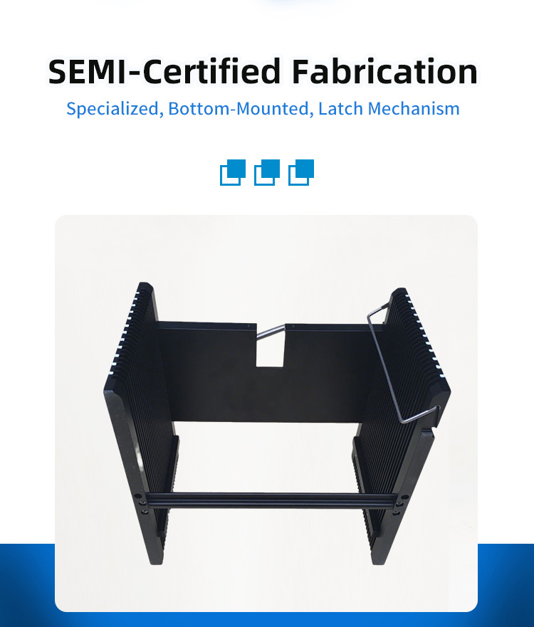 6 inch 25 Slot B06 Wafer Frame Cassette (4.8mm Slot Pitch)