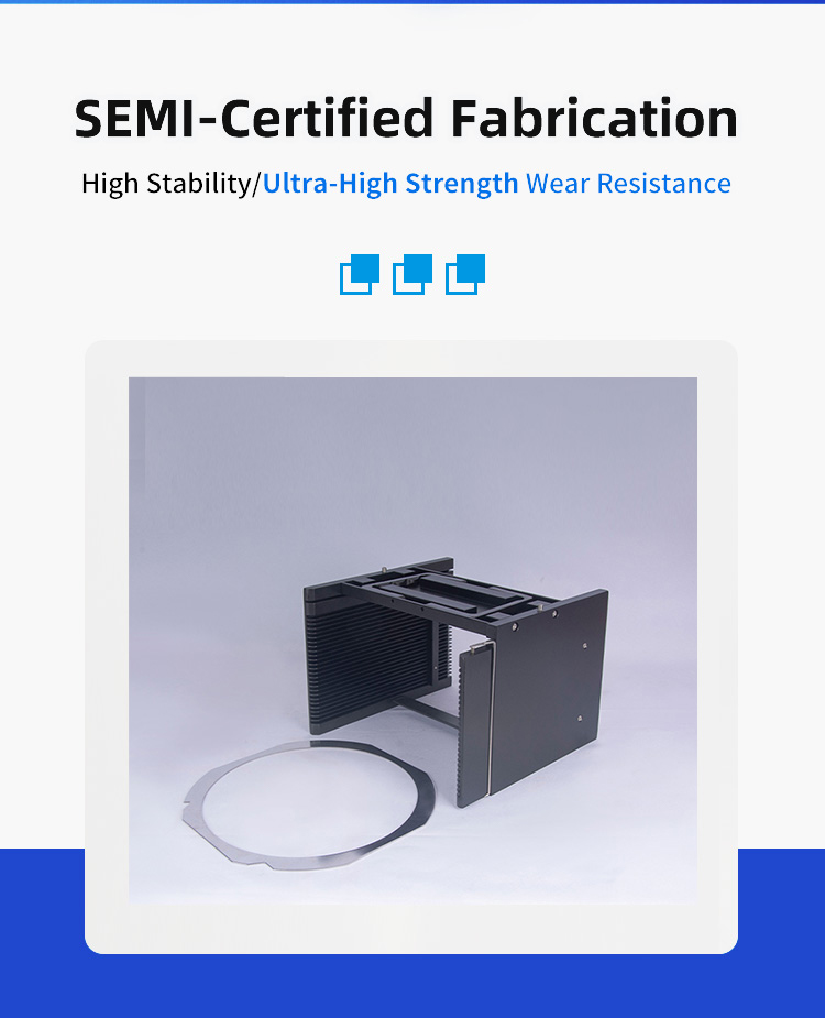 6 inch 25 Slot B06-R1 Wafer Frame Cassette (4.8mm Slot Pitch)