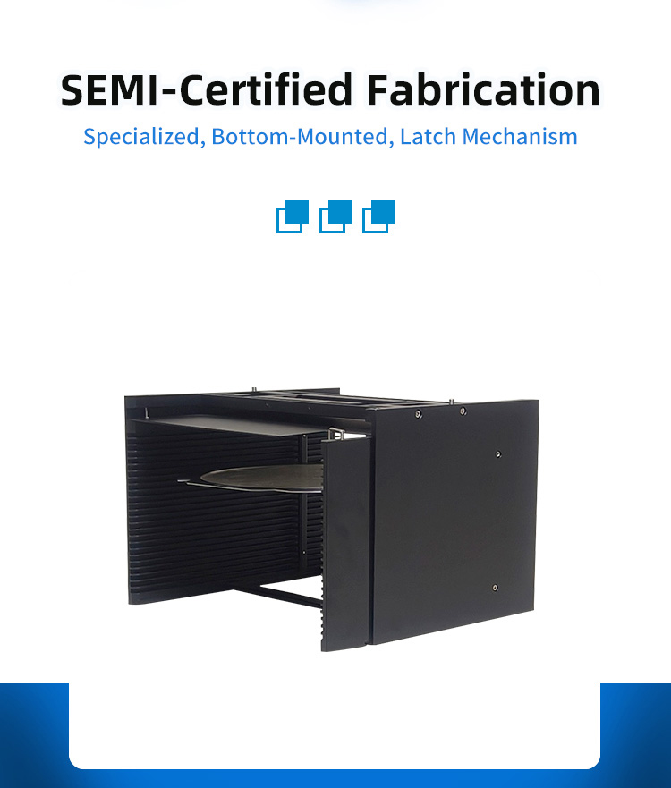 8 inch 25 Slot A08-R6 Wafer Frame Cassette (6.34mm Slot Pitch)