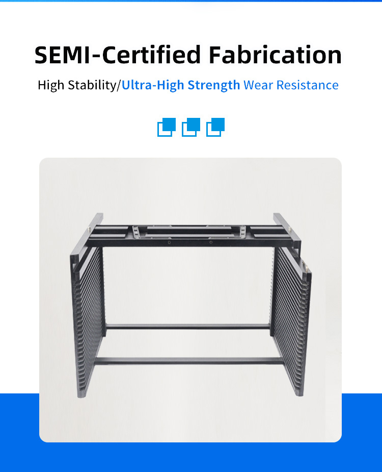 8 inch 25 Slot A08-R25 Wafer Frame Cassette (6.34mm Slot Pitch)