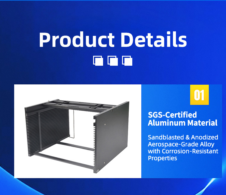 8 inch 25 Slot A08-R25 Wafer Frame Cassette (6.34mm Slot Pitch)