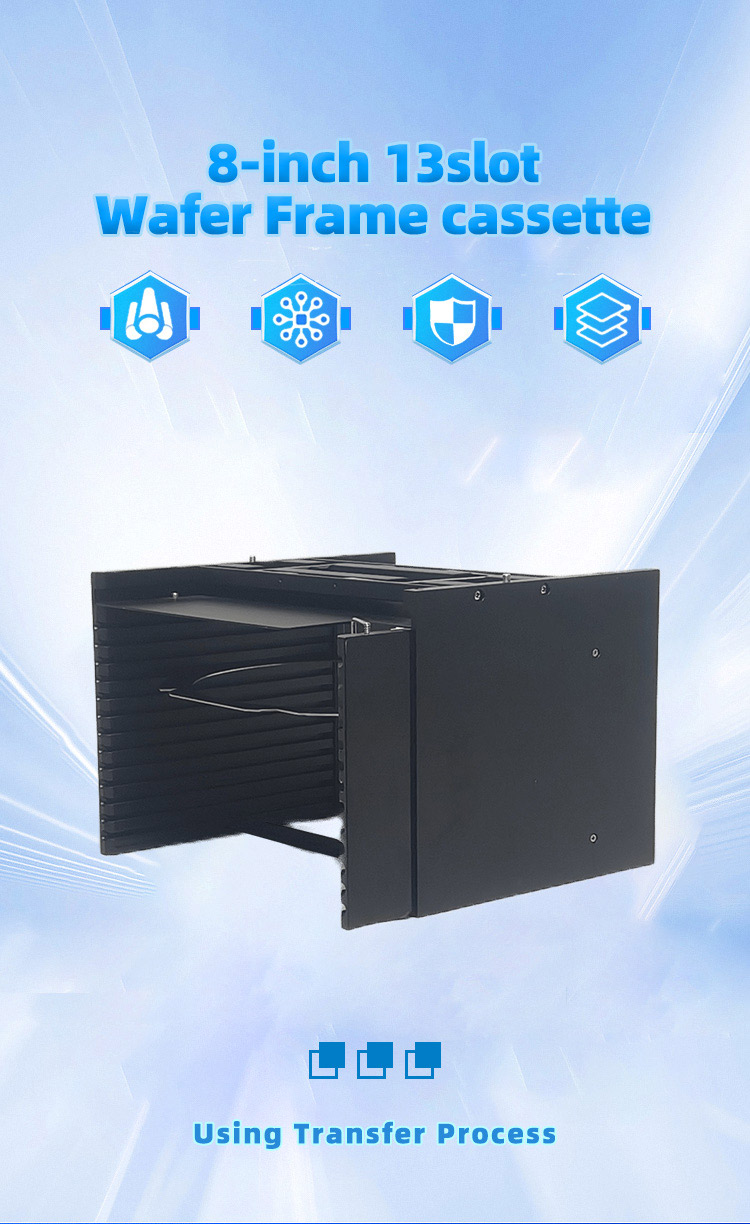 8 inch 13 Slot I08-R3 Wafer Frame Cassette (12.68 mm Slot Pitch)