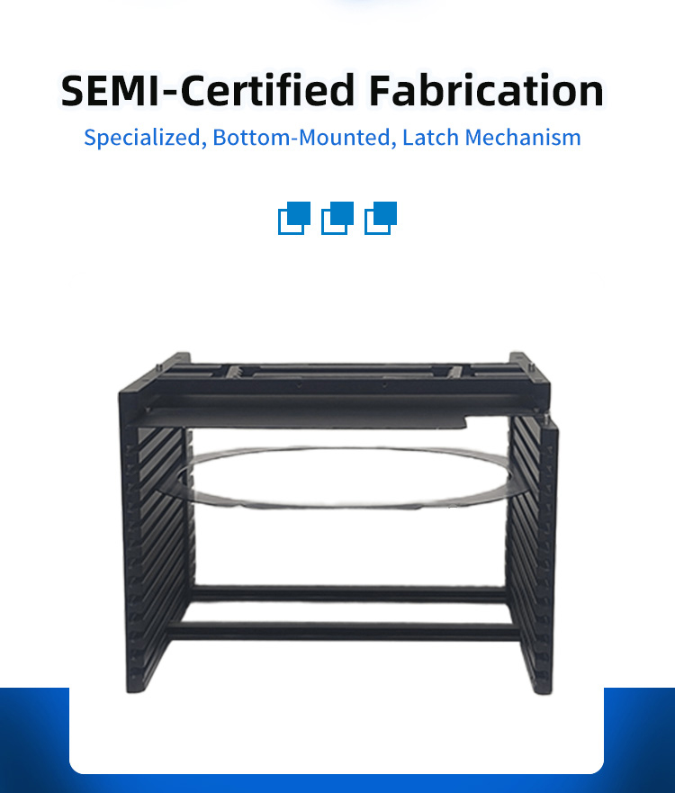 8 inch 13 Slot I08-R3 Wafer Frame Cassette (12.68 mm Slot Pitch)