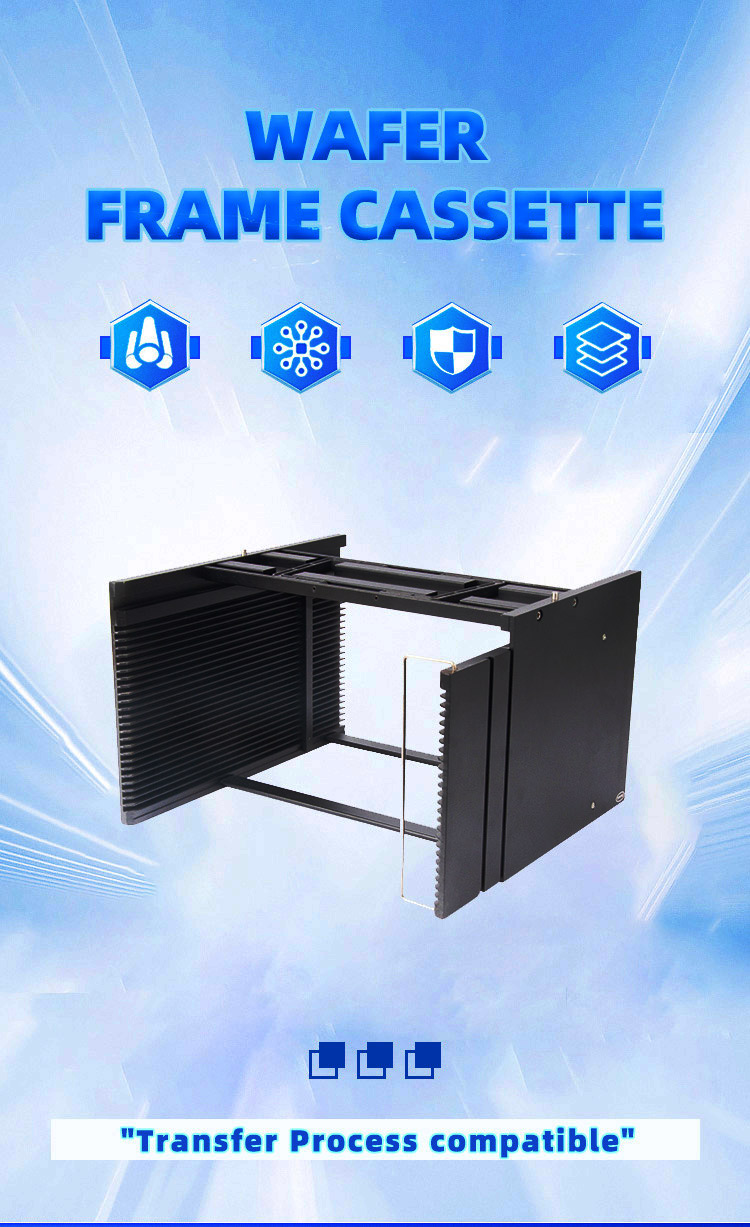 10 inch 25 Slot B33 Wafer Frame Cassette (6.34mm Slot Pitch)