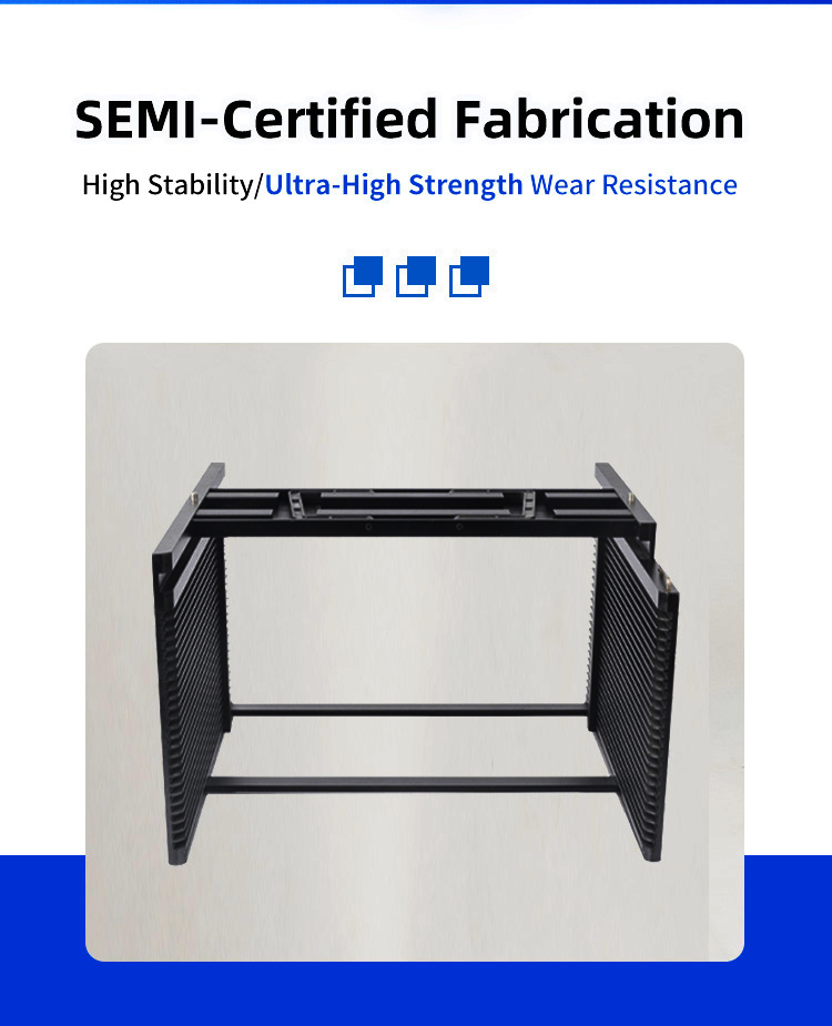 10 inch 25 Slot B33 Wafer Frame Cassette (6.34mm Slot Pitch)