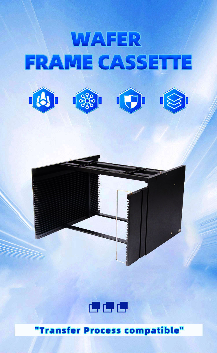 10 inch 25 Slot B08 Wafer Frame Cassette (6.3mm Slot Pitch)