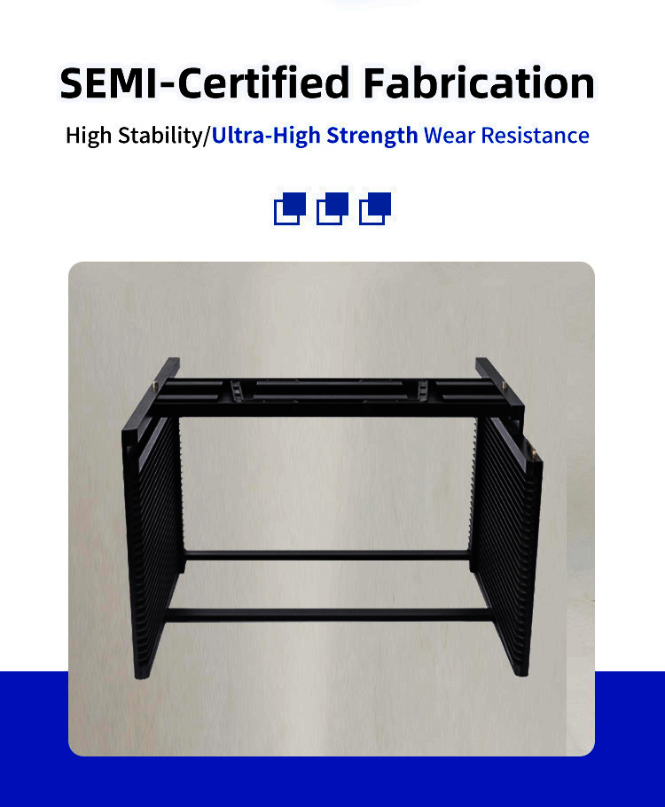 10 inch 25 Slot B08 Wafer Frame Cassette (6.3mm Slot Pitch)