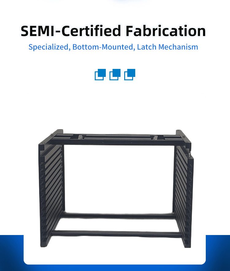 8 inch 13 Slot I08-R3 Wafer Frame Cassette (12.7 mm Slot Pitch)