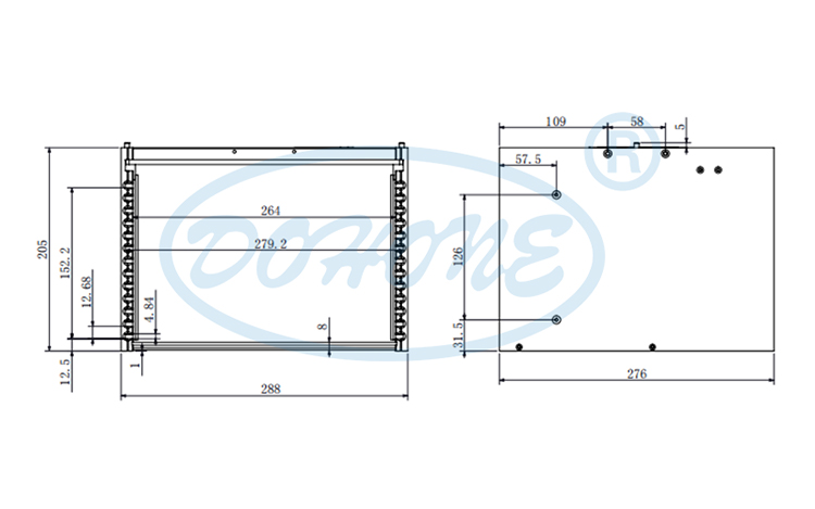 8 inch 13 Slot I08-R11 Wafer Frame Cassette with Auto-Locking Mechanism