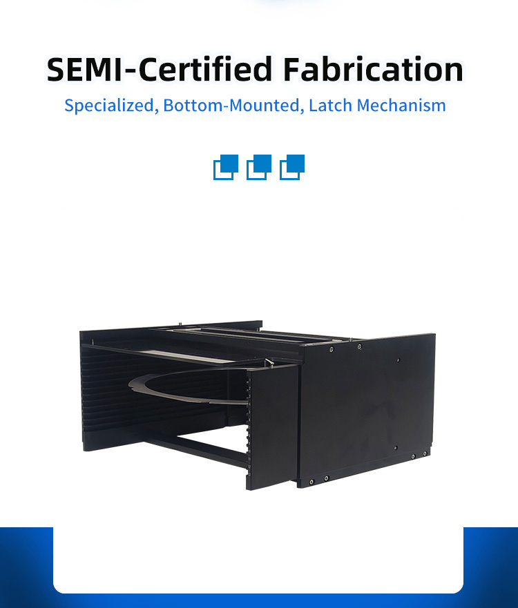 12Inch 13 Slot M12-R8 Wafer Frame Cassette (10mm Slot Pitch)