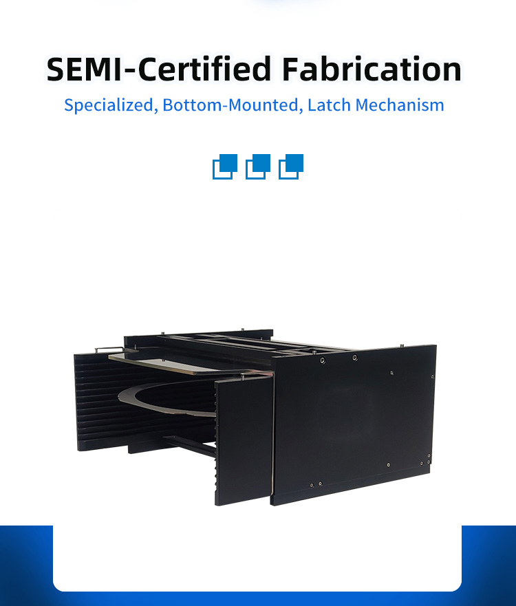 12Inch 13 Slot D12-R0 Wafer Frame Cassette (10mm Slot Pitch)