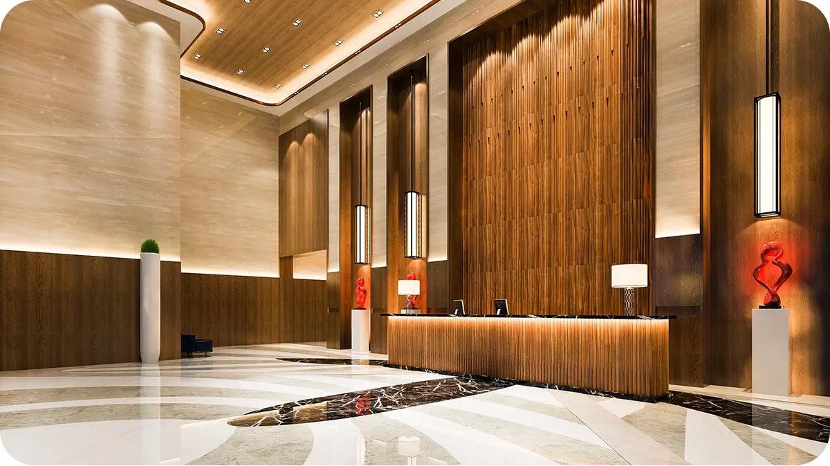 Hotel decorative laminate