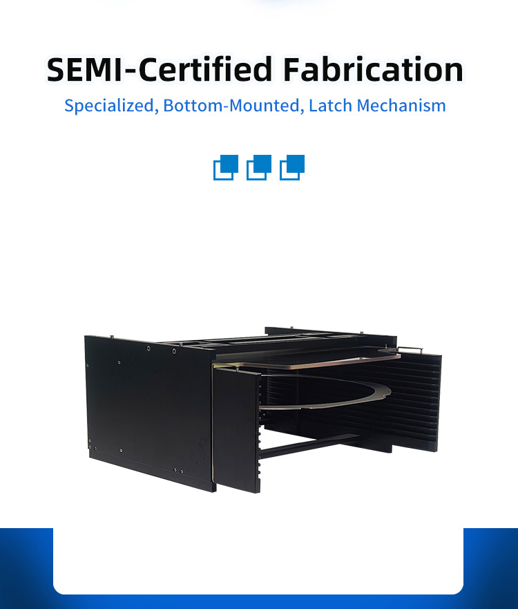 12Inch 13 Slot D12-R3 Wafer Frame Cassette (10mm Slot Pitch)
