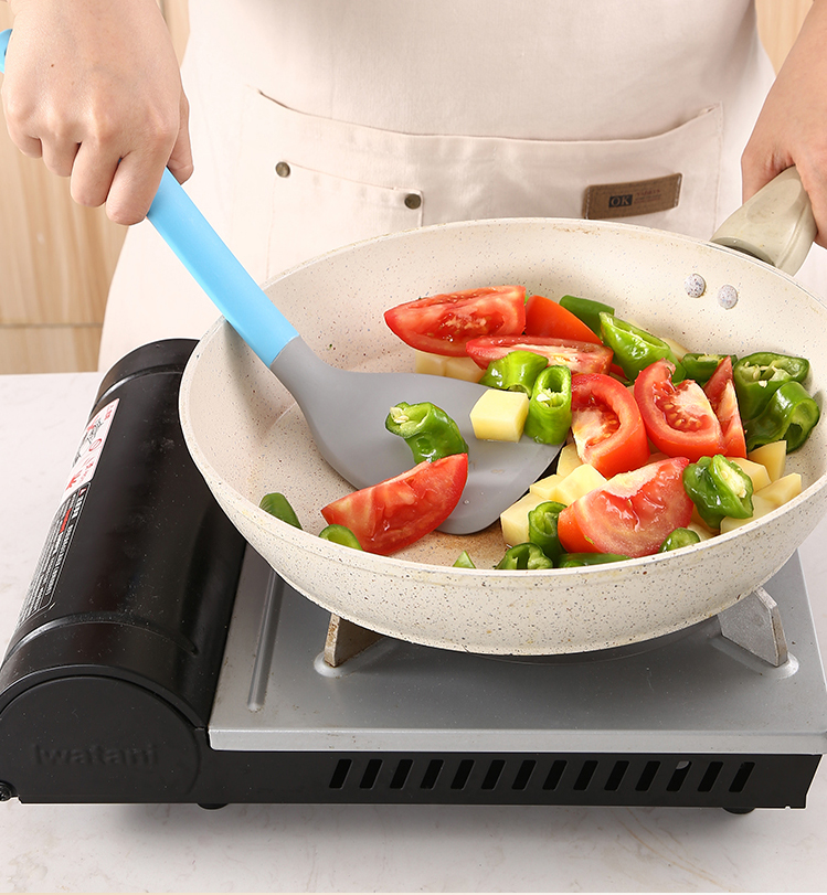 Premium Nylon 6-Piece Kitchen Utensil Set with Stand