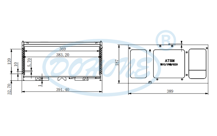 12Inch 13 Slot B12-R0 Wafer Frame Cassette (10mm Slot Pitch)