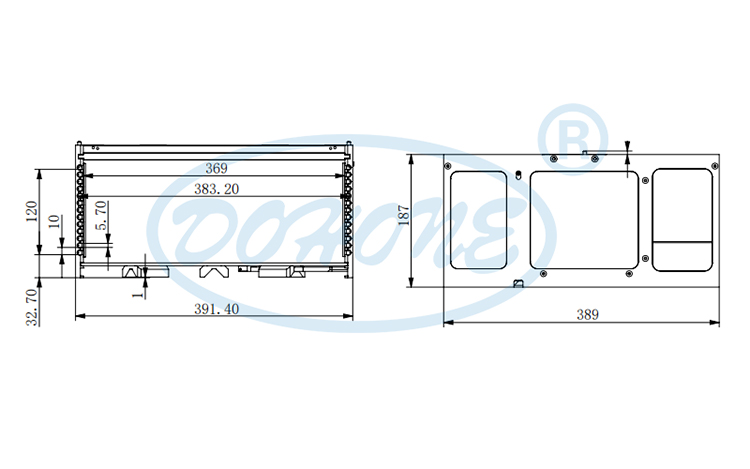 12Inch 13 Slot B12-R7 Wafer Frame Cassette (10mm Slot Pitch)
