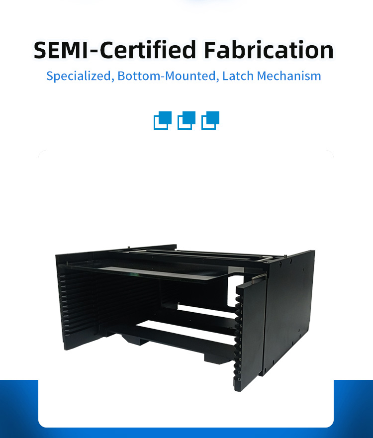 12Inch 13 Slot 24A41 Wafer Frame Cassette (10mm Slot Pitch)