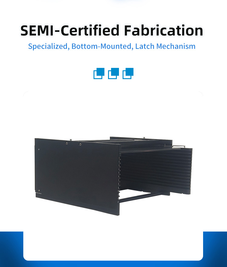 12Inch 13 Slot P12-R0 Wafer Frame Cassette (10mm Slot Pitch)