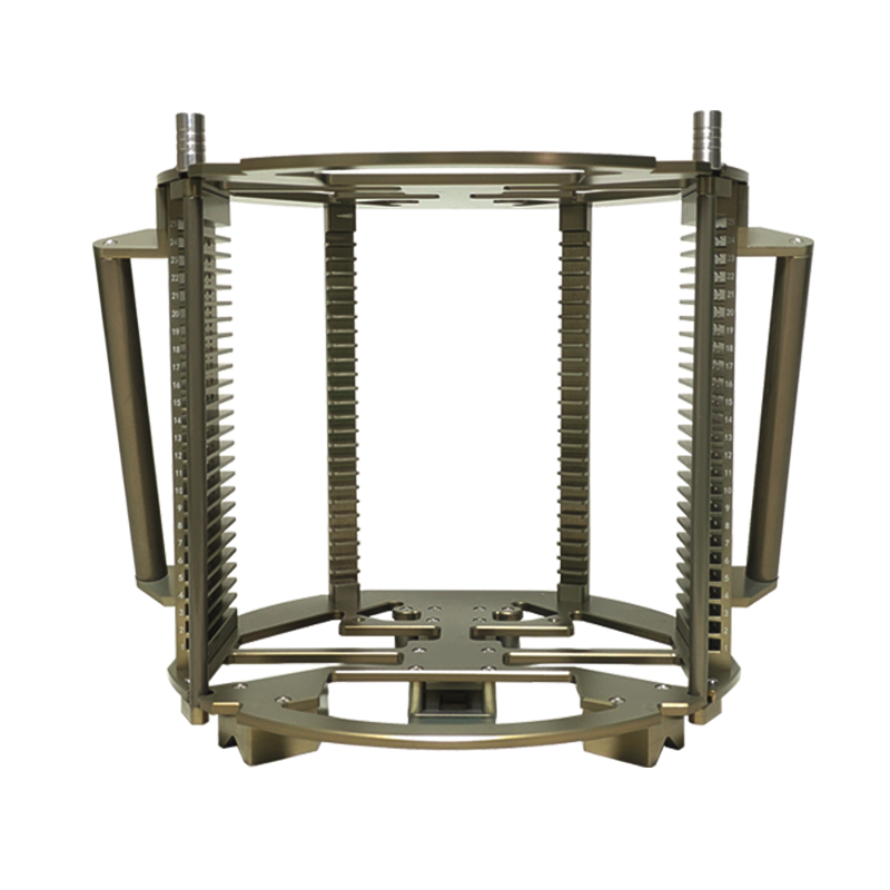 12 Inch 25 Slot V12-R0 Metal Wafer Cassette (10 mm Slot Pitch)