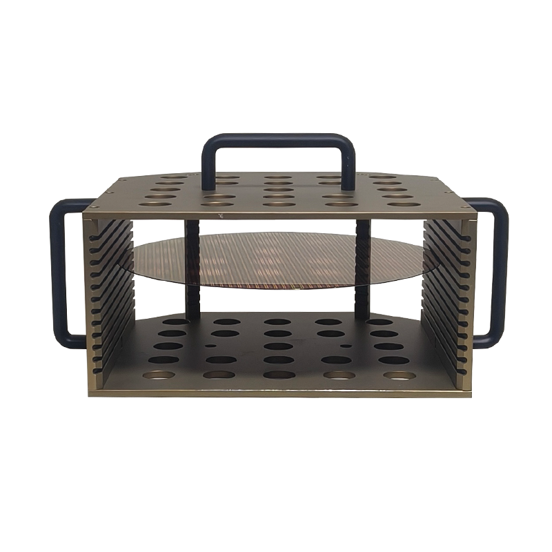 12 Inch 12 Slot 12-R1 Metal Wafer Cassette (10 mm Slot Pitch)