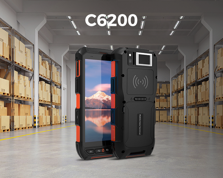 C6200 UHF RFID Handheld Barcode Scanner