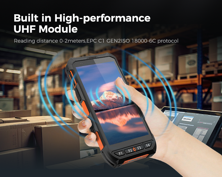 C6200 UHF RFID Handheld Barcode Scanner