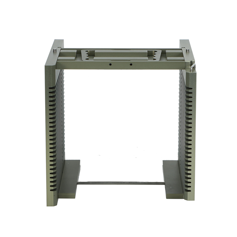 8 Inch 25 Slot A48-R0 Metal Wafer Cassette(6.35 mm Slot Pitch)