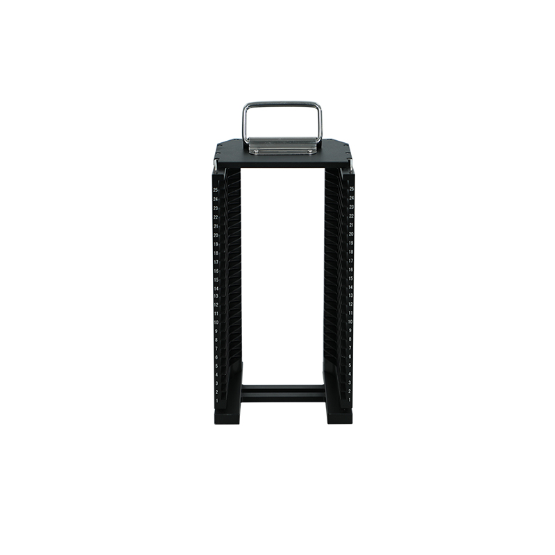 4 Inch 25 Slot H04-R1 Metal Wafer Cassette (8.7 mm Slot Pitch)