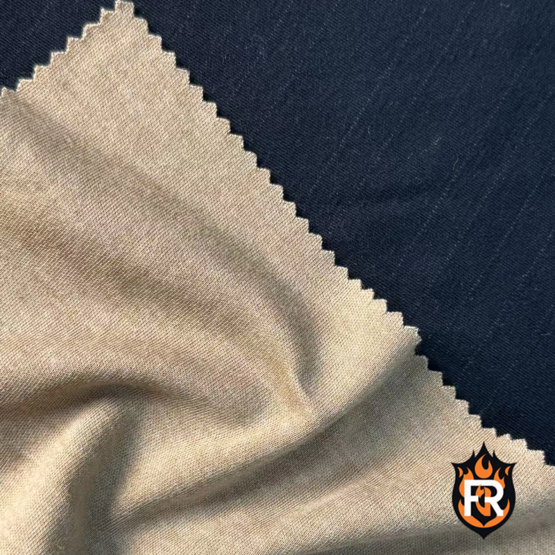 Modacrylic/Cotton Flame Retardant Anti-static Interlock Fabric