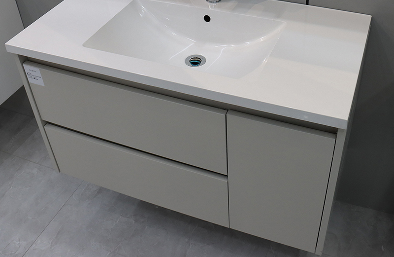 Matte Art Square Round Washing Single Basin Table Bathroom Cabinet Ceramic Basin