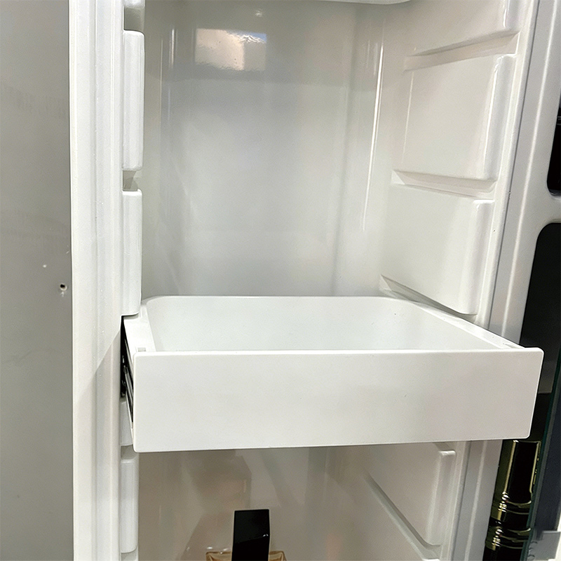 Adjustable Light Ample Storage Grille Bathroom Cabinet with Smart LED Mirror