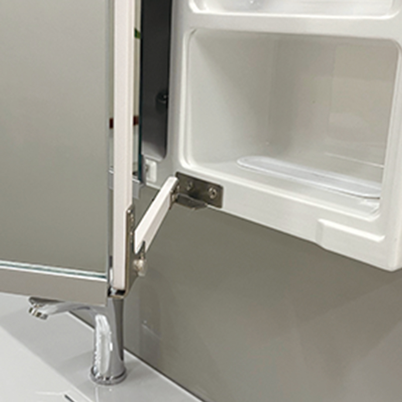 Adjustable Light Ample Storage Grille Bathroom Cabinet with Smart LED Mirror