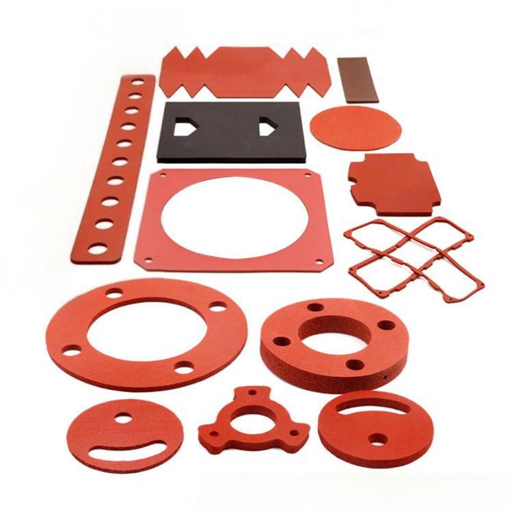 Custom High Temperature Red Silicone Foam Sheet for Sealing & Thermal Insulation