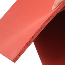 Customizable Industrial Silicone High Temperature Red Grey Silicone Foam Sheet for Heat Press Machines