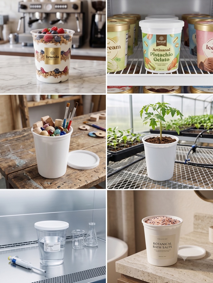 Multi-Use Plastic Cups