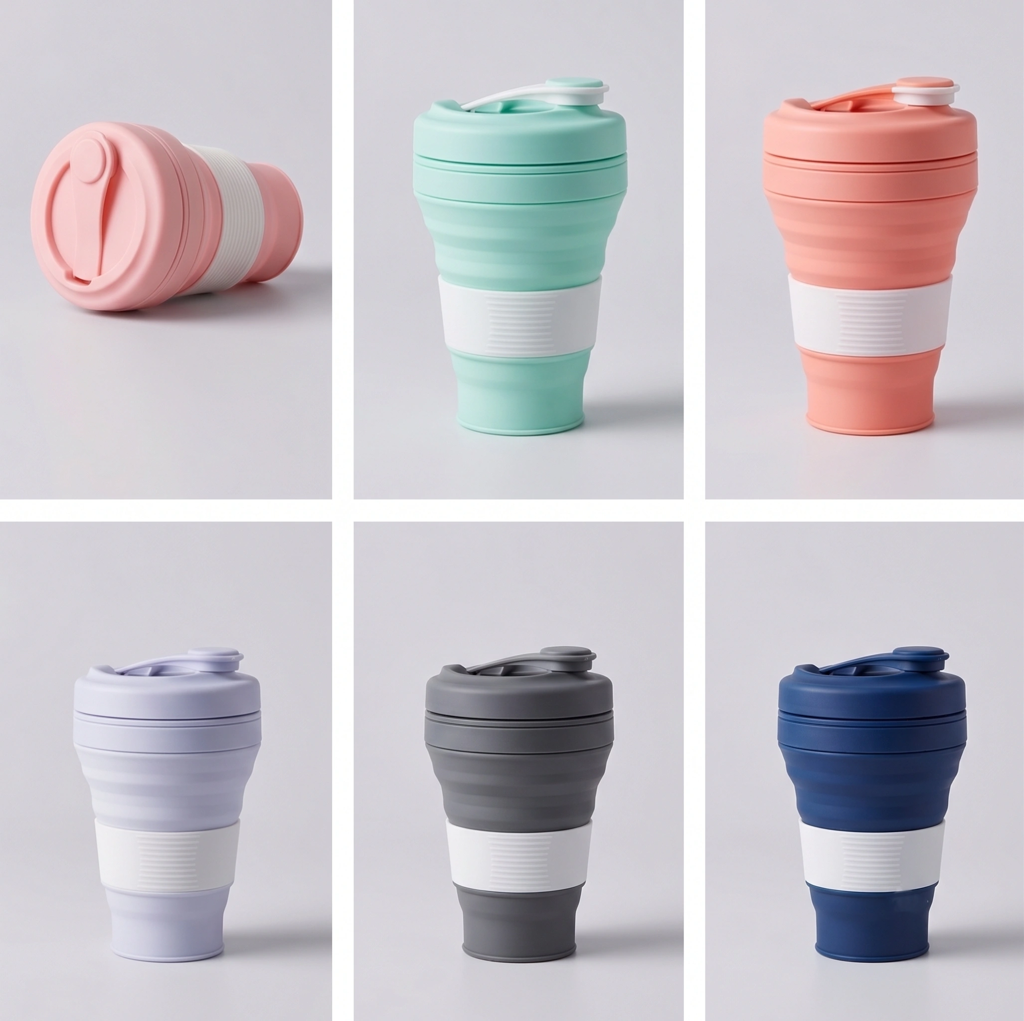Collapsible Travel Cup with Lid