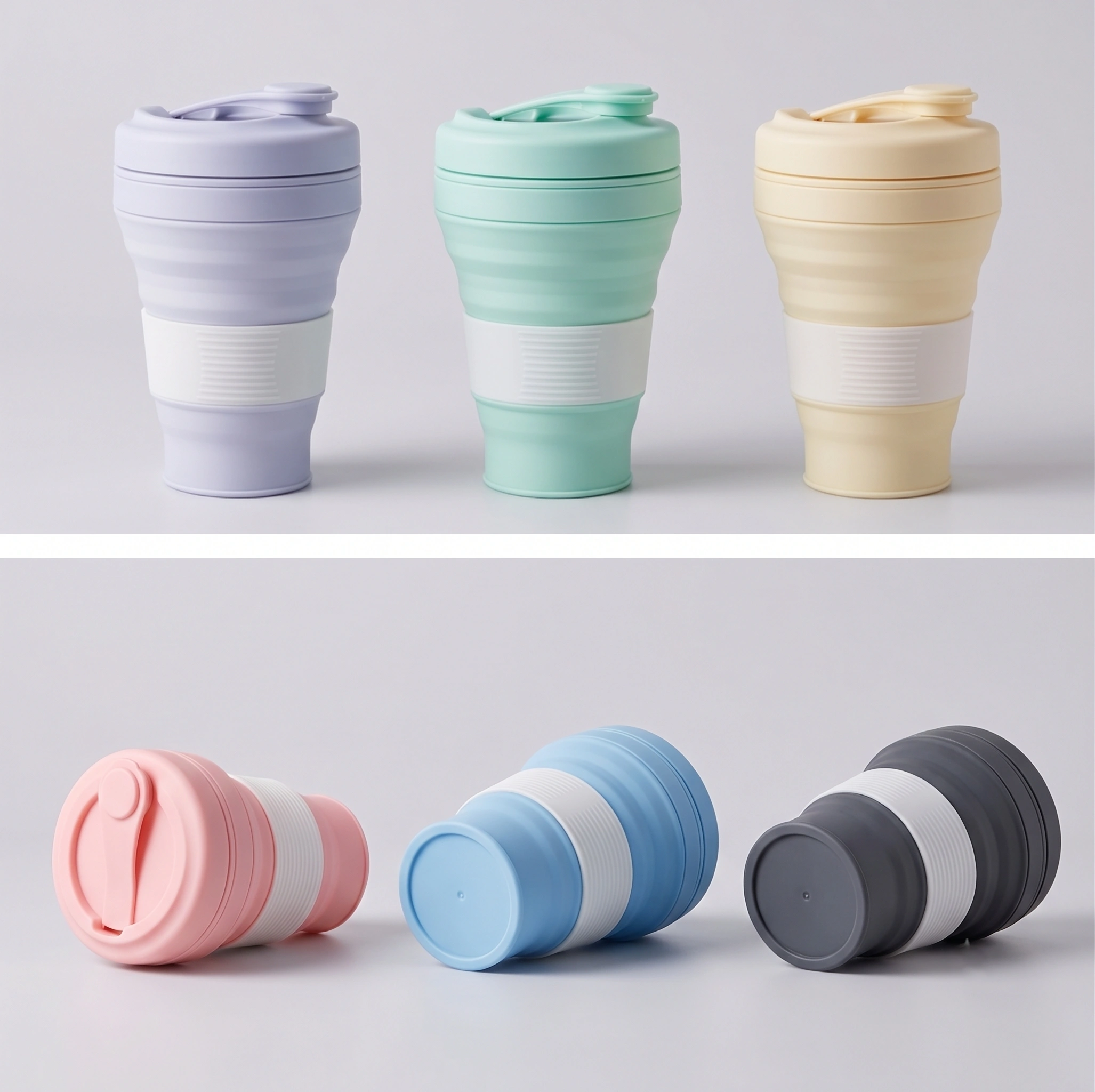 Collapsible Travel Cup with Lid