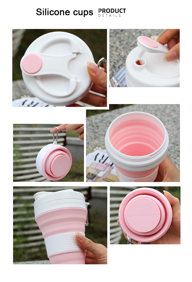 Collapsible Travel Cup with Lid
