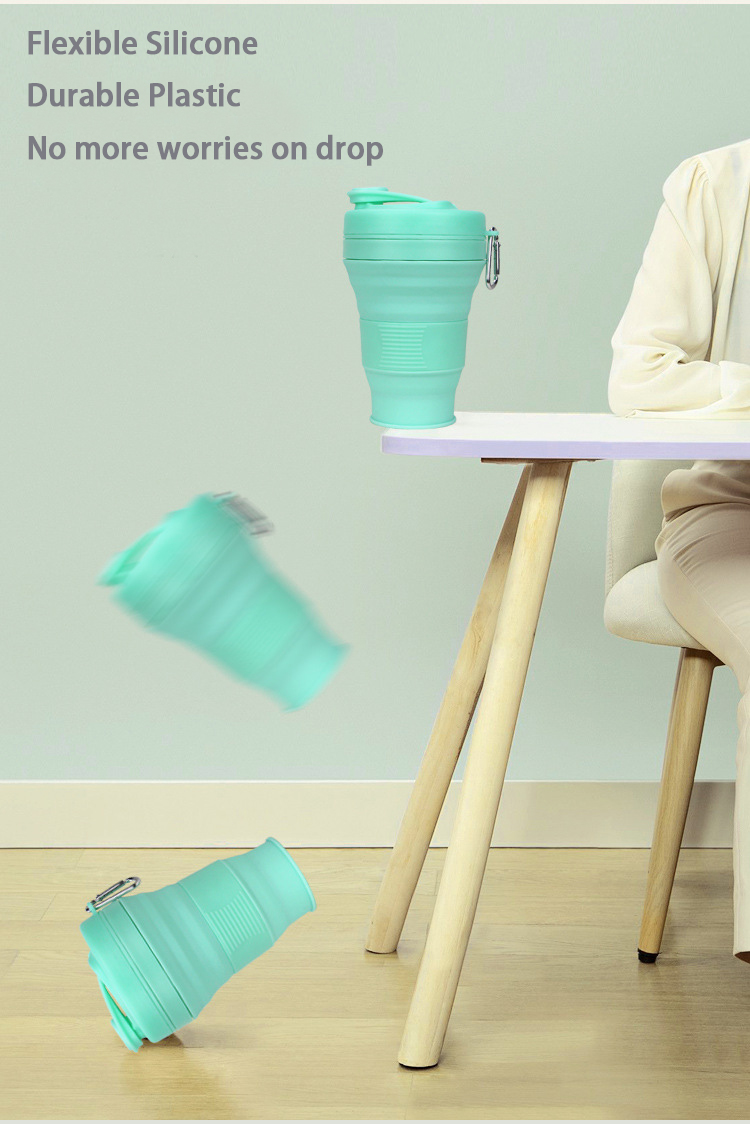 Collapsible Travel Cup with Lid